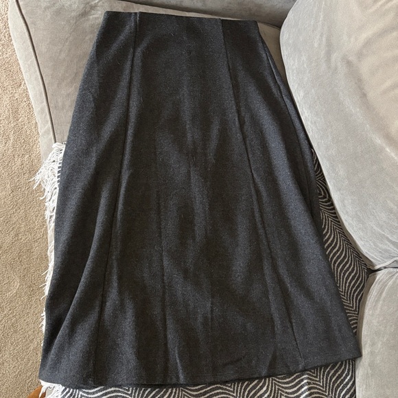 A-Line Skirt with Gold Accent Buttons - Picture 6 of 6